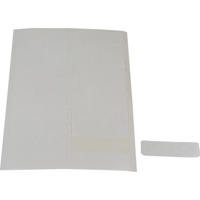 Delta Education Labels, Removable, White, 1/2 x 1 3/4 Inches, Pack of 840