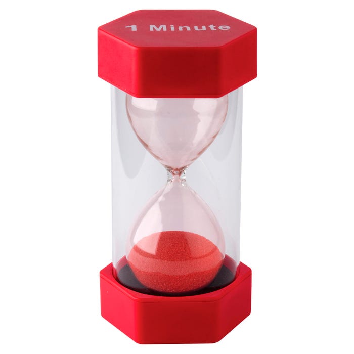 Teacher Created Resources Large Sand Timer, 1 Minute