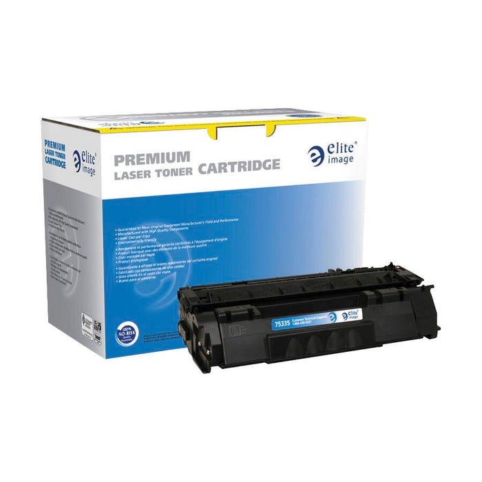 Elite Image Remanufactured Toner Cartridge for HP 53A, Black