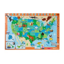 Melissa & Doug National Parks USA Map Floor Puzzle, 45 Pieces 2151129