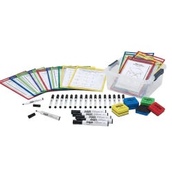 Top-Load Dry-Erase Pouch Classroom Kit