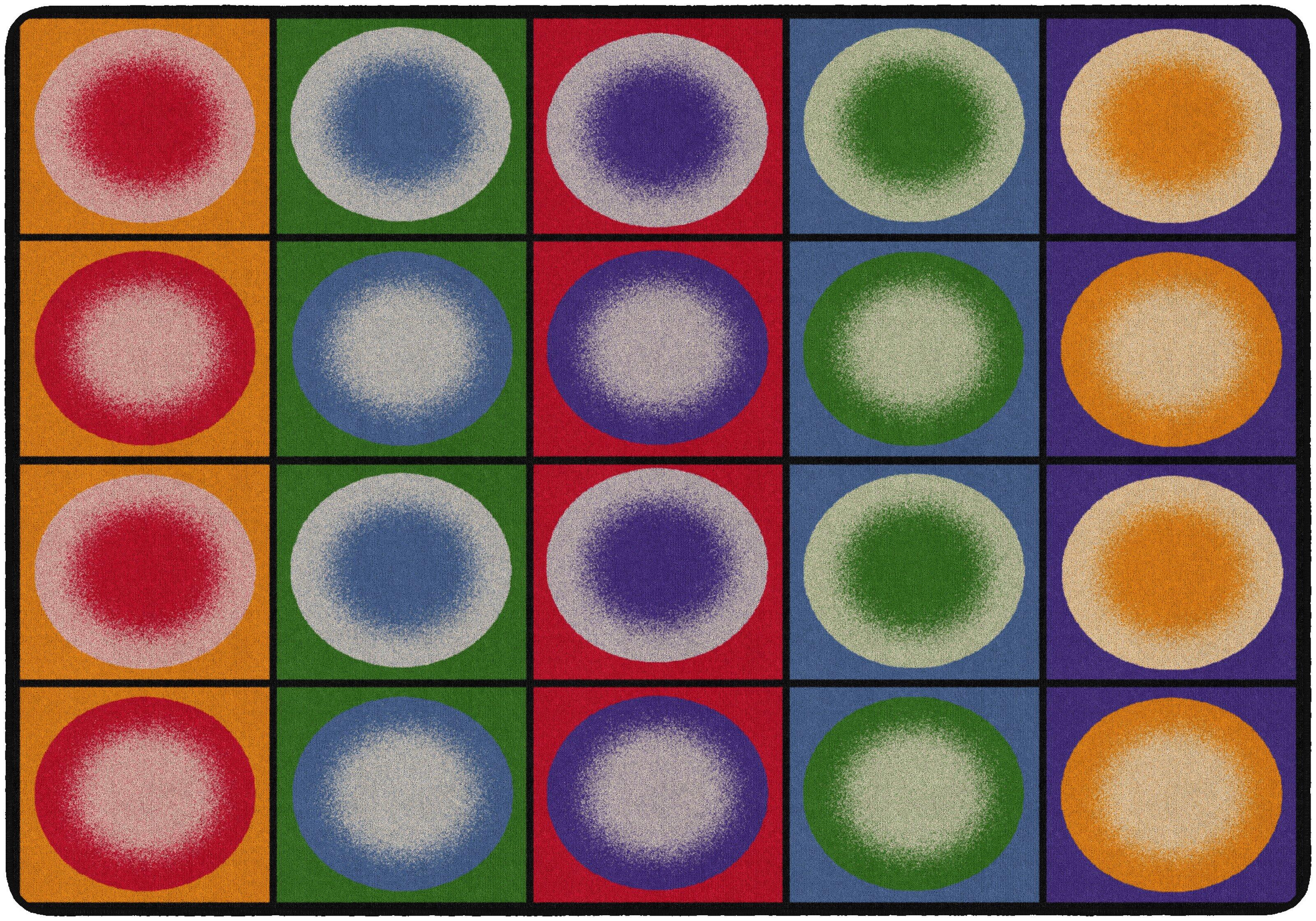 Flagship Carpets Dot Spots Carpet, Rectangle 4002426