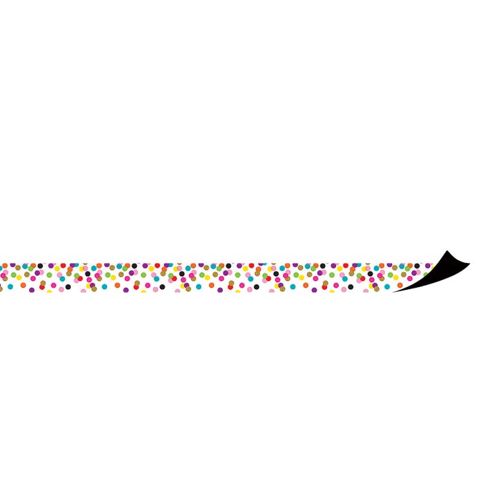 Teacher Created Resources Confetti Magnetic Border Trim