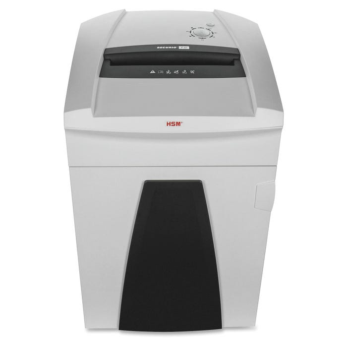 HSM of America Cross-Cut Shredder, 31 Sheets per Pass, 20 fpm, 55 dB, 21-1/3 X 17-1/3 X 33-1/3 in, Black/Silver