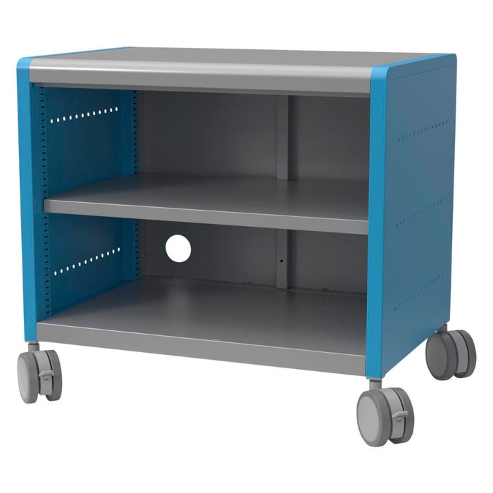 Classroom Select Geode Short Cabinet, Double Wide with Shelf