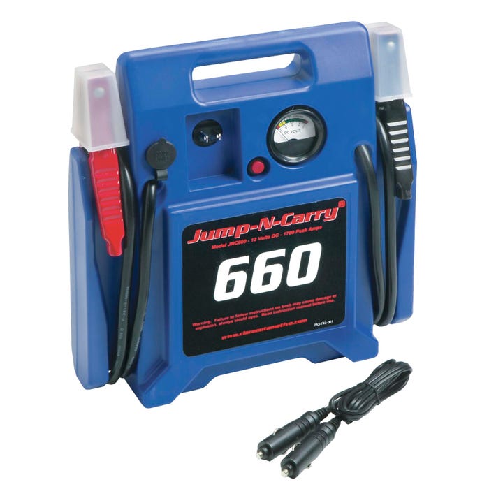 Clore Automotive Jump Starter - 12 V, 1700 A, Red
