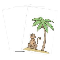 School Smart Newsprint Drawing Paper, 30 lb, 6 x 9 Inches, 500 Sheets 085590