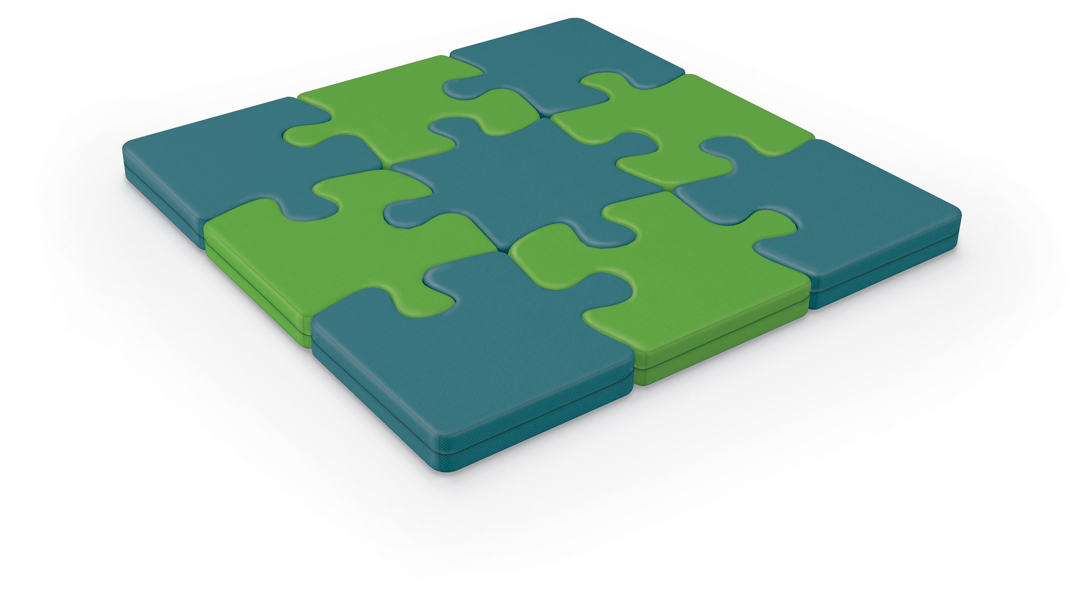 Mooreco Tinker Foam Puzzle Floor Pad, 9 Piece Set 4002599