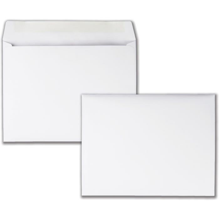 Quality Park Booklet Envelopes, 9 x 12 Inches, White, Box of 100