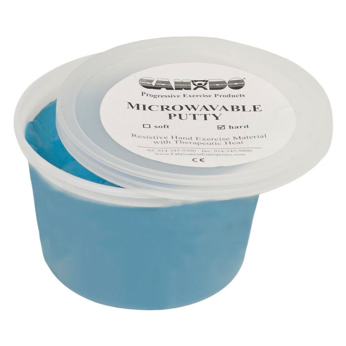 CanDo Microwavable Theraputty, Firm, 1 Pound, Blue