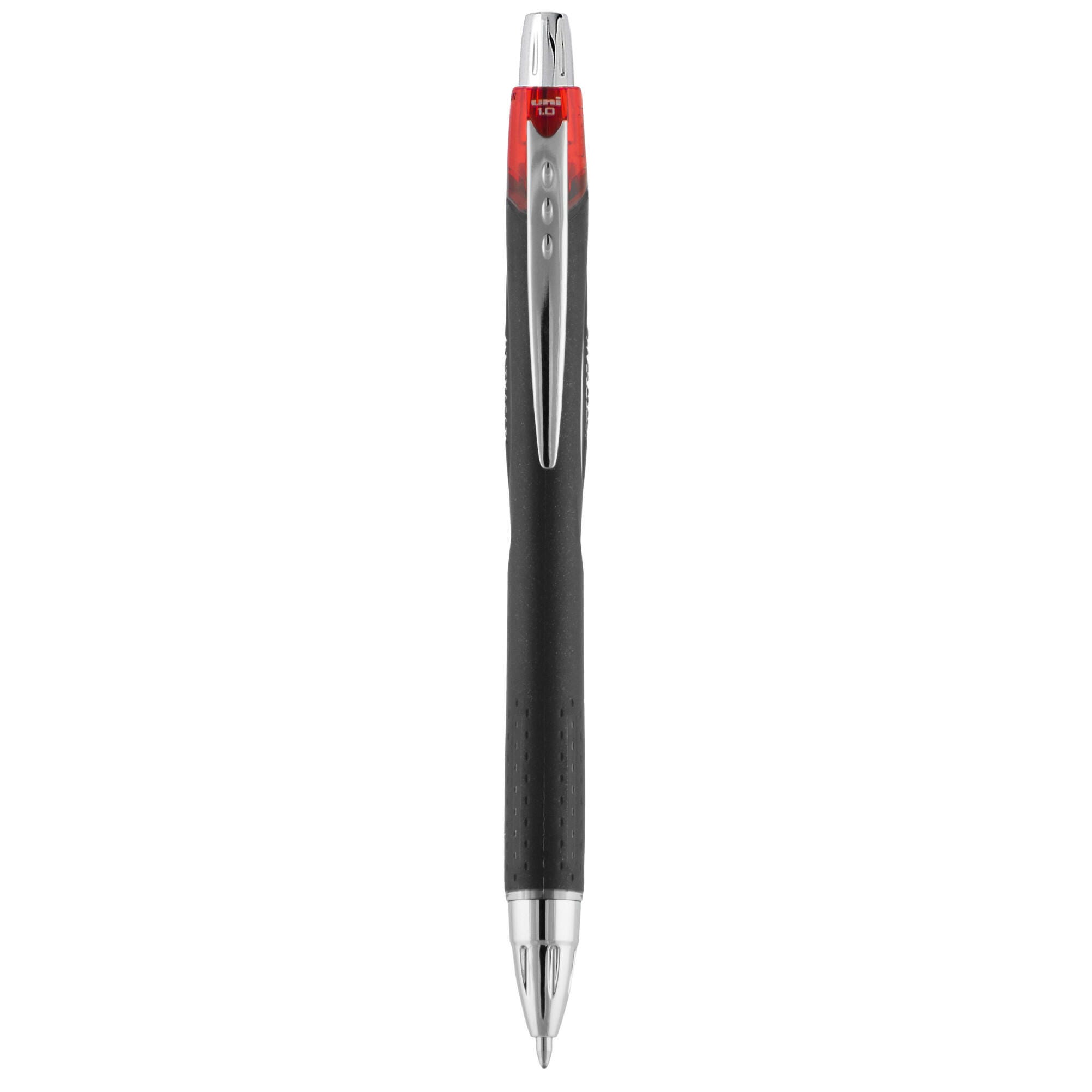 Image for uniball JETSTREAM RT Retractable Roller Ball Gel Pen, 1 mm Medium Tip, Red Ink from School Specialty