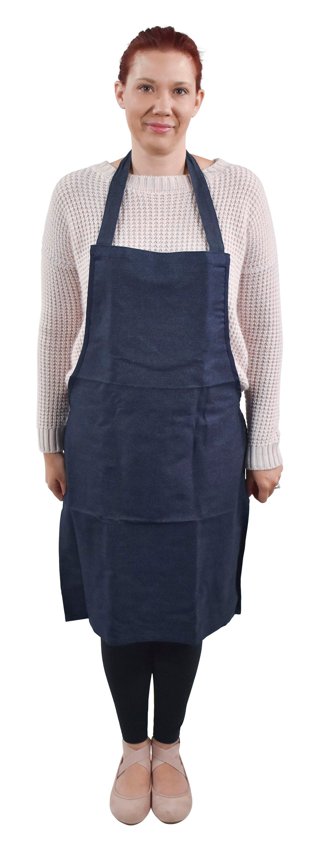 Image for School Smart Denim Apron, Heavy-Duty, 31 x 20 Inches from School Specialty