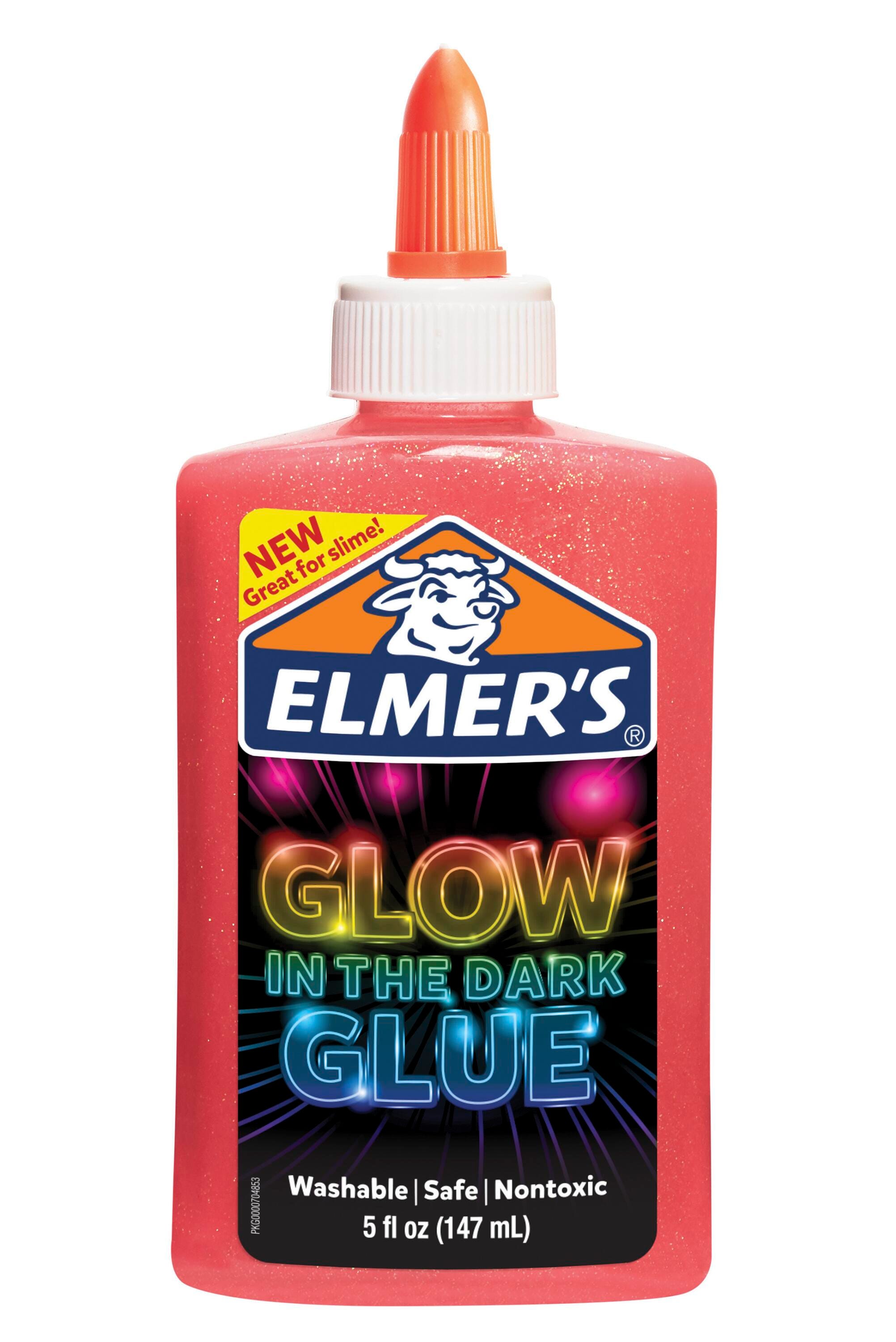 Elmer's Glow in the Dark Liquid Glue, 5 Ounces, Pink 2001193