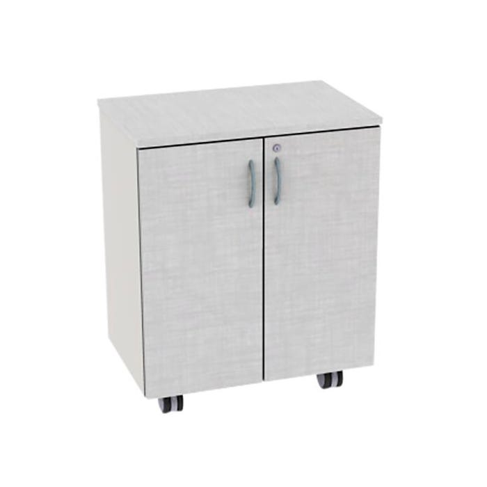 Fleetwood Designer 2.0 Cabinet, 3 Shelves, Locking Door, Laminate Back