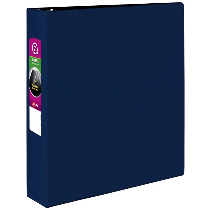 Avery Durable Binder, 2 Inch Slant Ring, Blue