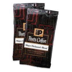 Peet's Coffee & Tea Fresh Roasted Coffee, Major Dickasons Blend, 2.5 oz, Pack of 18, Item Number 1561381
