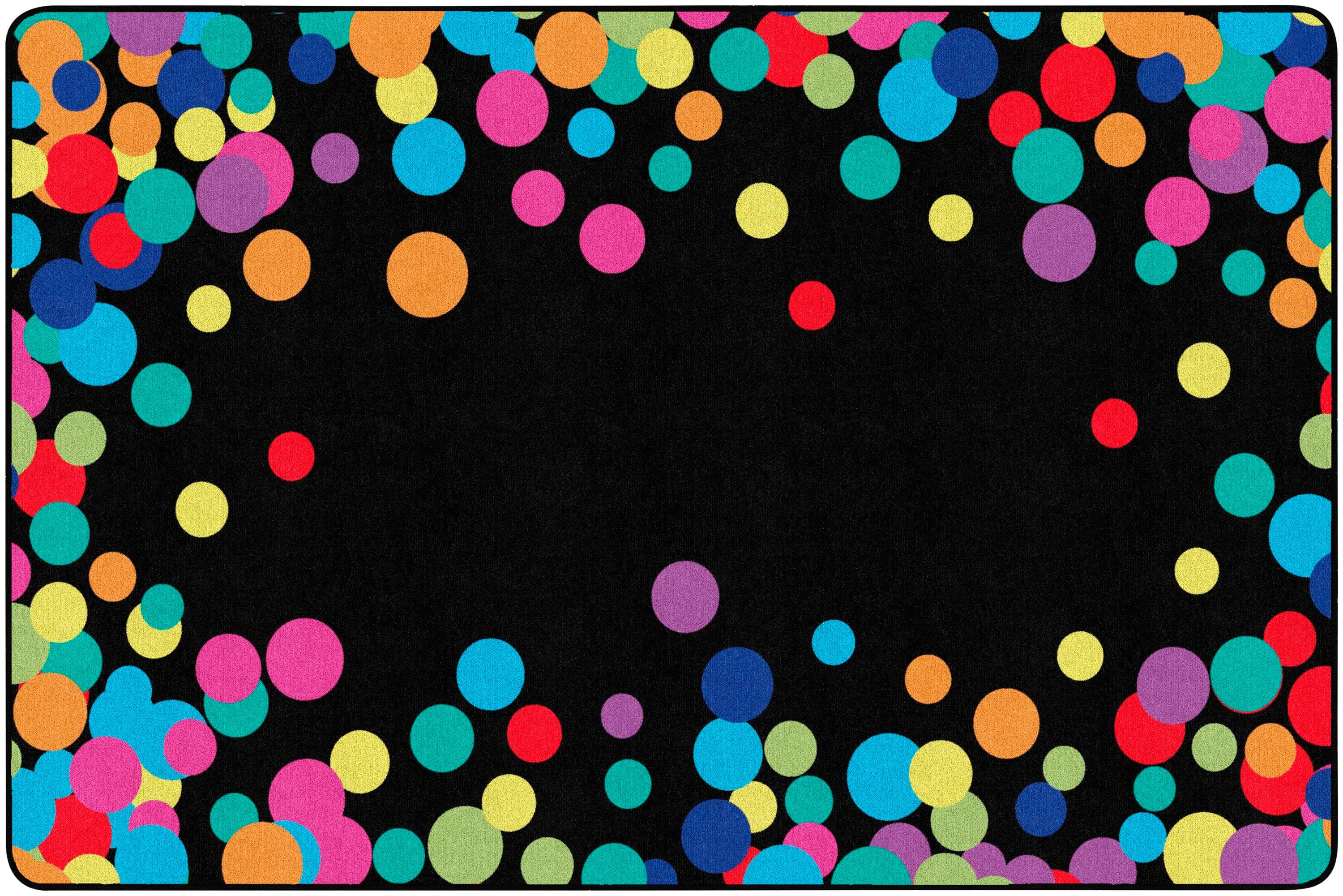 Childcraft ABC Furnishings Colorful Confetti Carpet, Rectangle 4002060