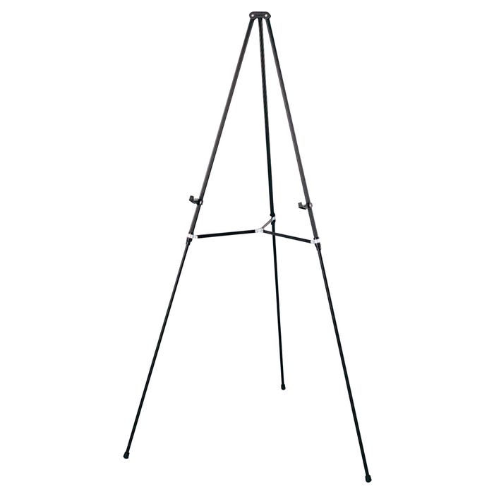Quartet Lightweight Telescoping Display Easel, 66 Inches, Black