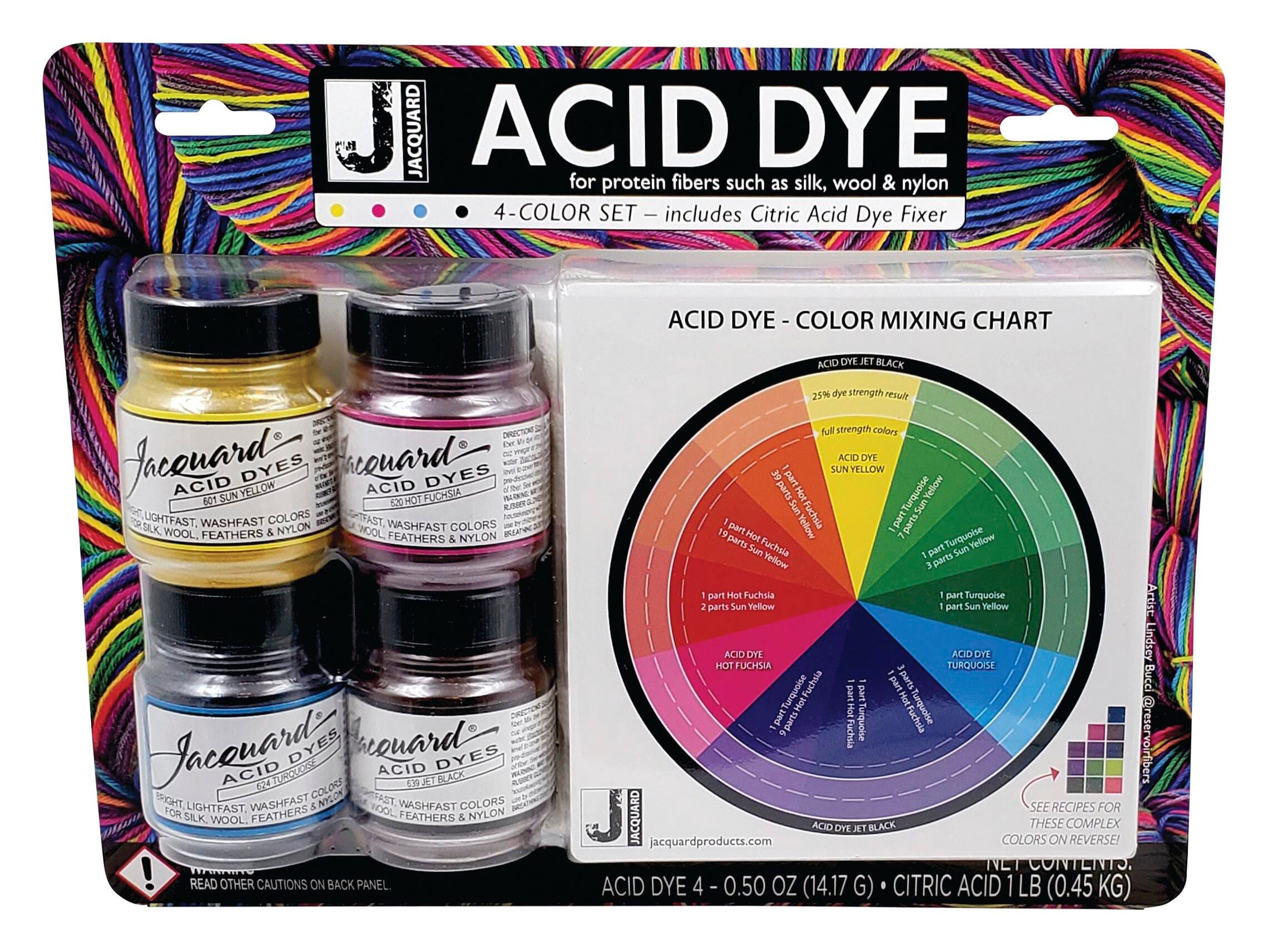 Jacquard Acid Dye Set, 6 Pieces 2148817