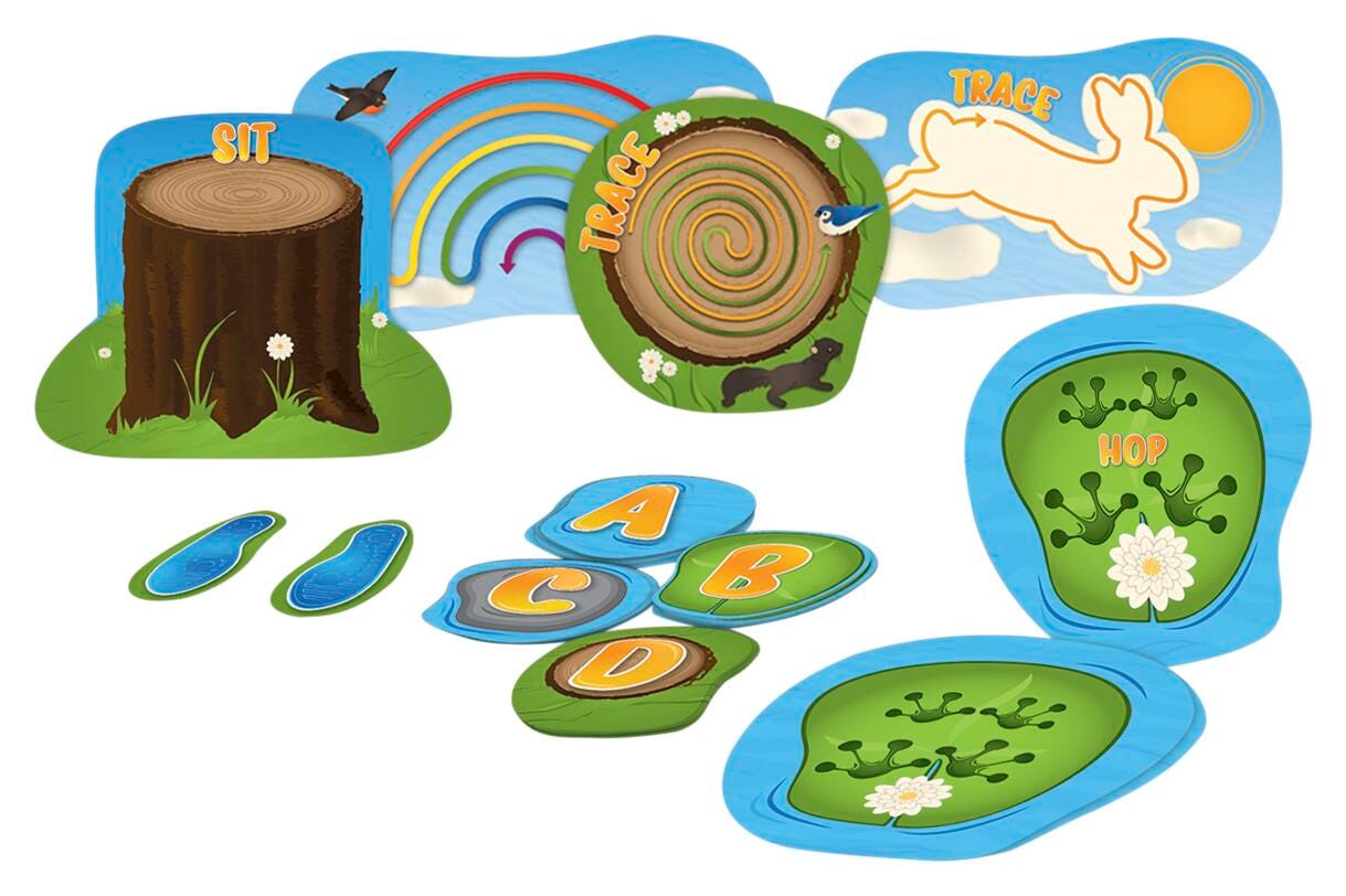 Image for Visualz Nature Walk Sensory Pathway Part I Set, 44 Decals from School Specialty