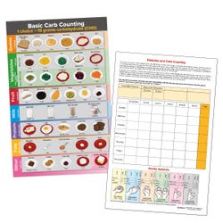 Nasco Carb Counting TearPad, English, Tablet of 50 Sheets