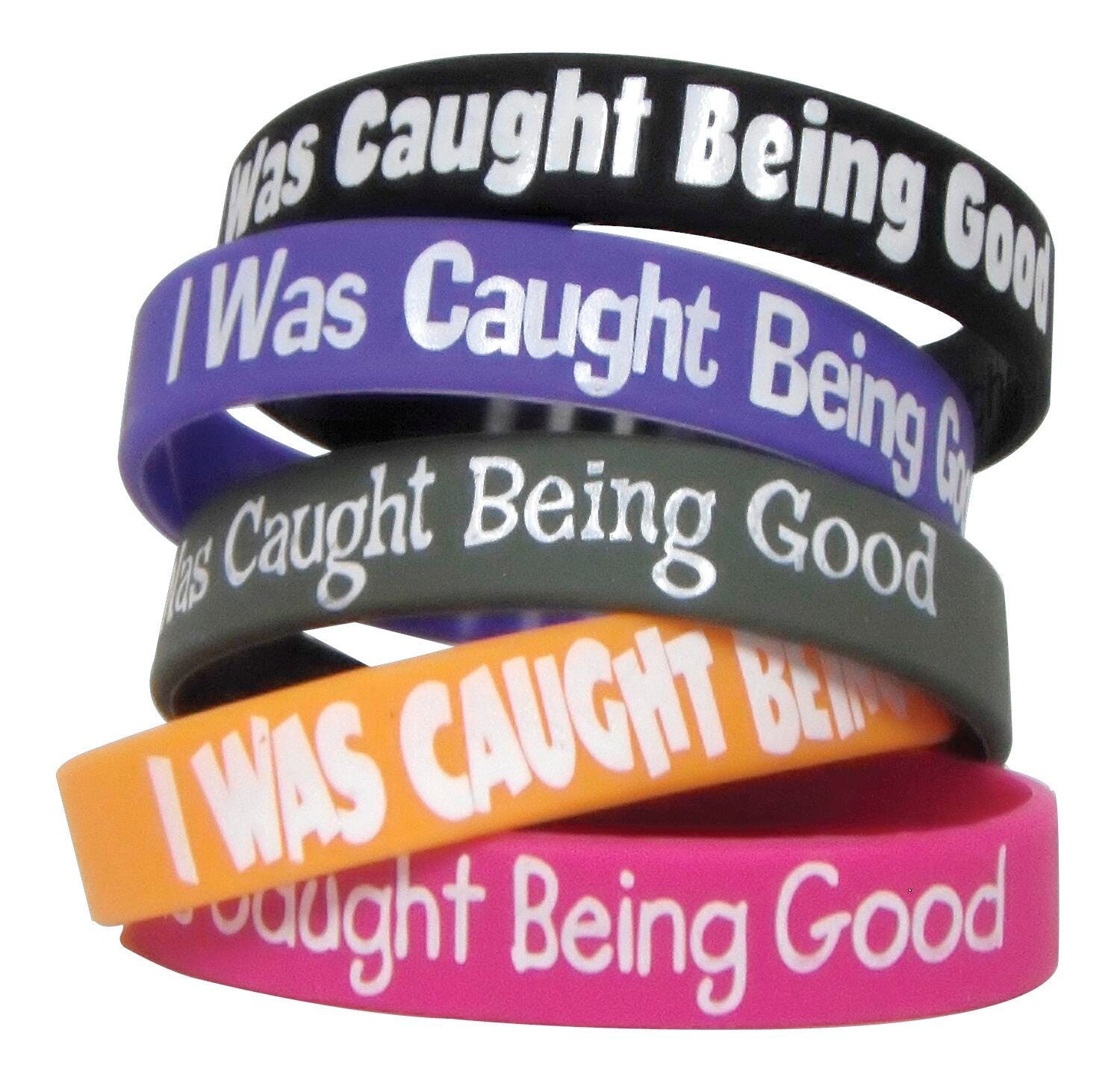 Teacher Created Resources Wristbands, I Was Caught Being Good, Pack of 10 1593279