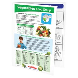Image for Sportime Vegetables Food Group Visual Learning Guide, 4 Pages, Grades 5 to 9 from School Specialty