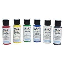 Sax Heavy Body Acrylic Paint, 2 Ounce Bottles, Assorted Colors, Set of 6 2048207