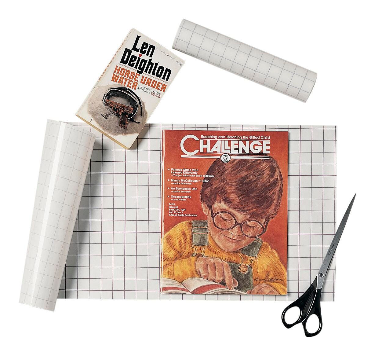 Vistafoil Adhesive Laminating Film Roll, 18 x 400 Inches, Clear, Item Number 038226