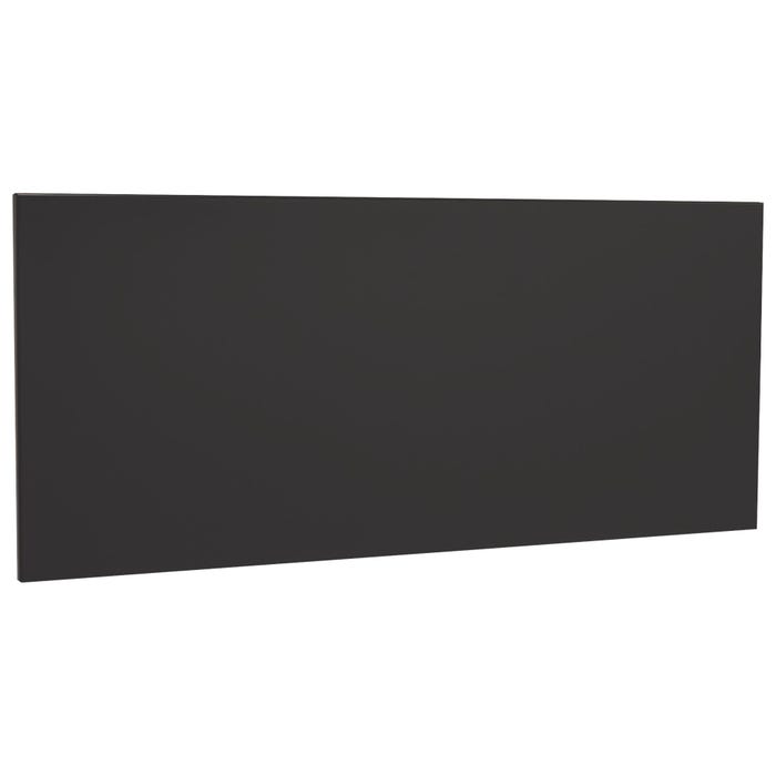 Lorell Commercial Steel Desk Series Black Stack-On Hutch Door Kit, for 48 Inch Hutch, Black