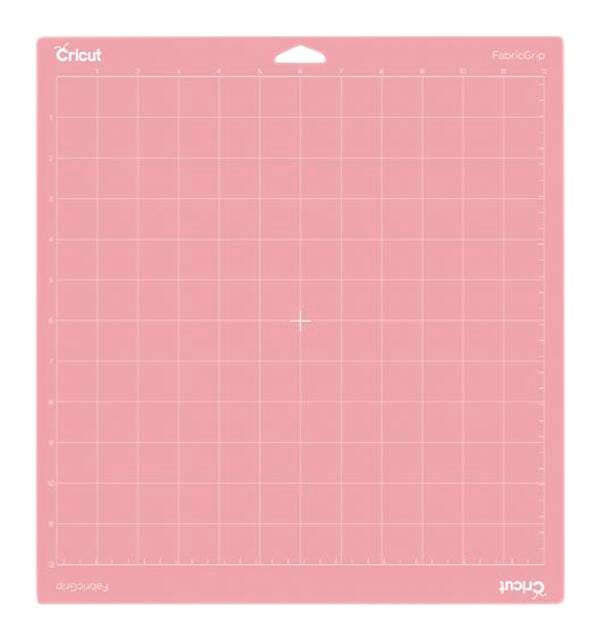 Cricut Fabric Grip Cutting Mat, 12 x 12 Inches, Pack of 2, Pink, Item Number 2028768