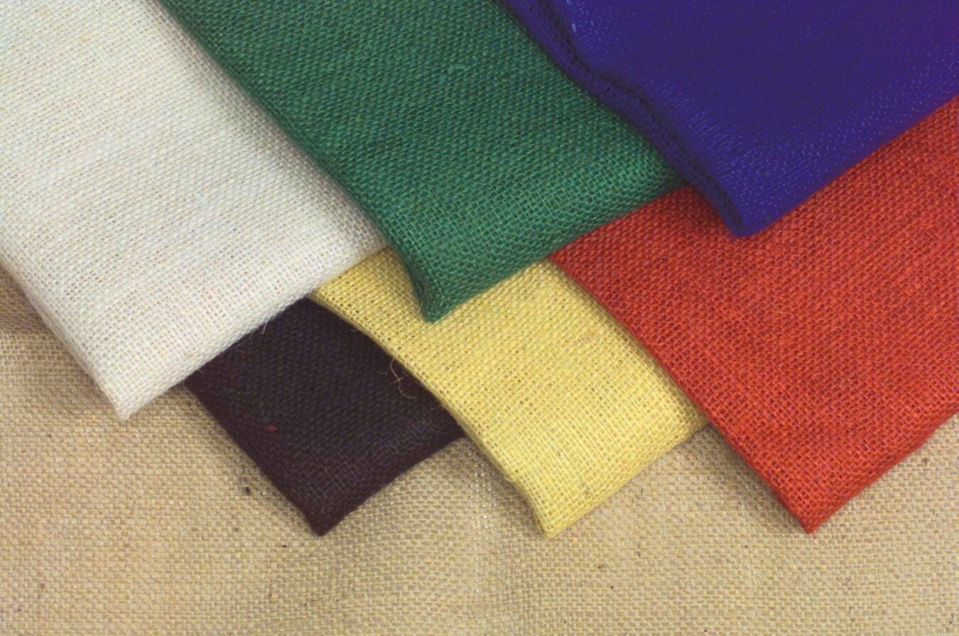 Thompson Bengal Grade Burlap, 12 x 18 Inches, Assorted Colors, Pack of 6, Item Number 413147