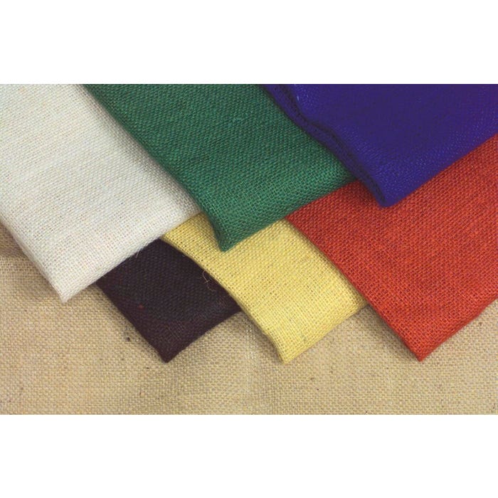 Thompson Decorator Burlap Sheets, 12 x 18 Inches, Assorted Colors, Set of 6