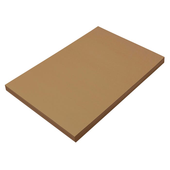 Prang Medium Weight Construction Paper, 12 x 18 Inches, Light Brown, 100 Sheets