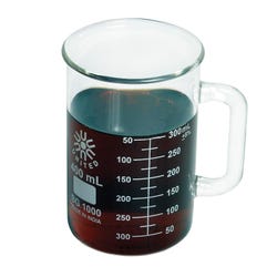United Scientific Beaker Mug Borosilicate Glass Low Form, 400 mL, Item Number 2002518