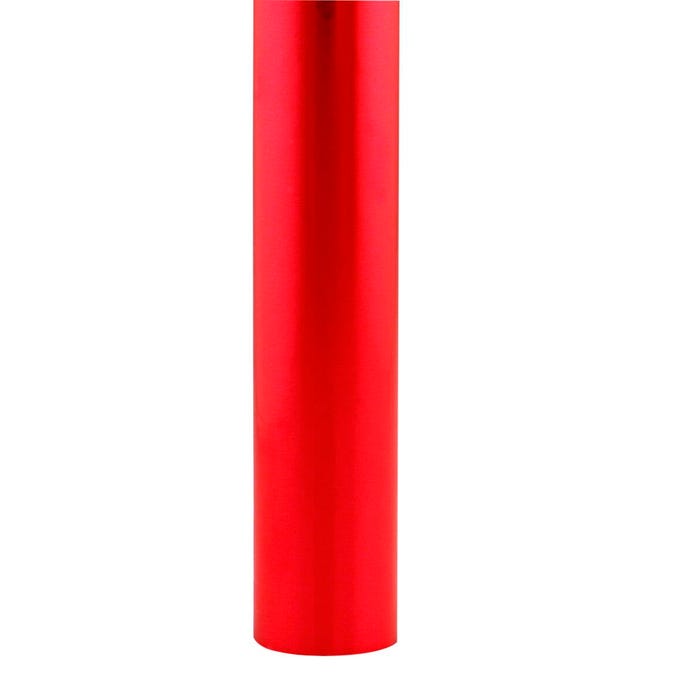 Hygloss Colored Metallic Foil Roll, 26 Inch x 25 Feet, Red