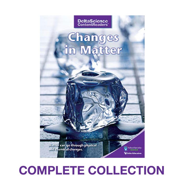 Delta Science Content Readers Changes In Matter Collection