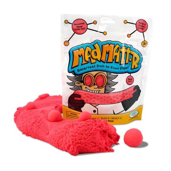 Mad Mattr Dough Pack, 10 Ounces, Red