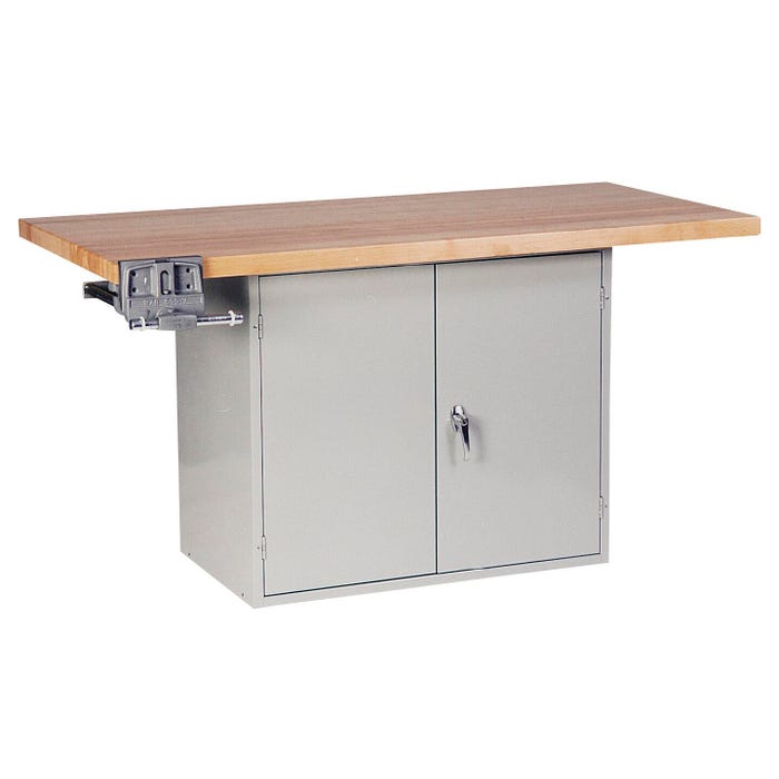 Montisa 2 Station Workbench with 2 Doors and 2 Vises