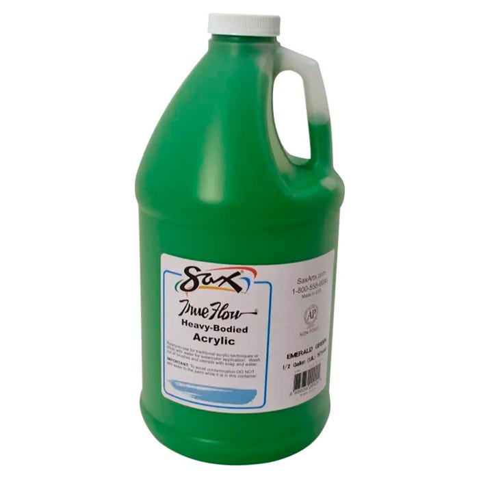 Sax Heavy Body Acrylic Paint, 1/2 Gallon, Emerald Green