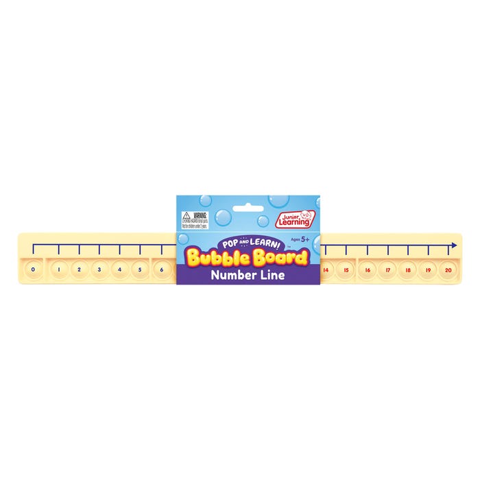 Junior Learning Number Line Bubble Board, Grades K to 3