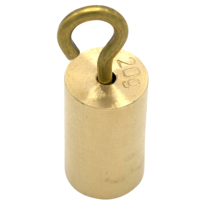 Eisco Labs Weight, Double Hooked, Brass, 20 Grams