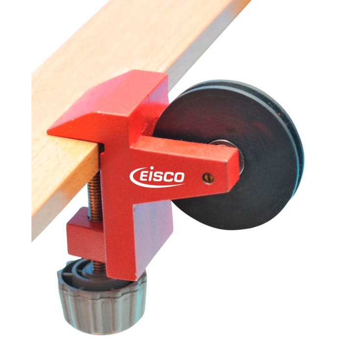 Eisco Labs Pulley on Clamp, with Metal 1 Inch Mouth