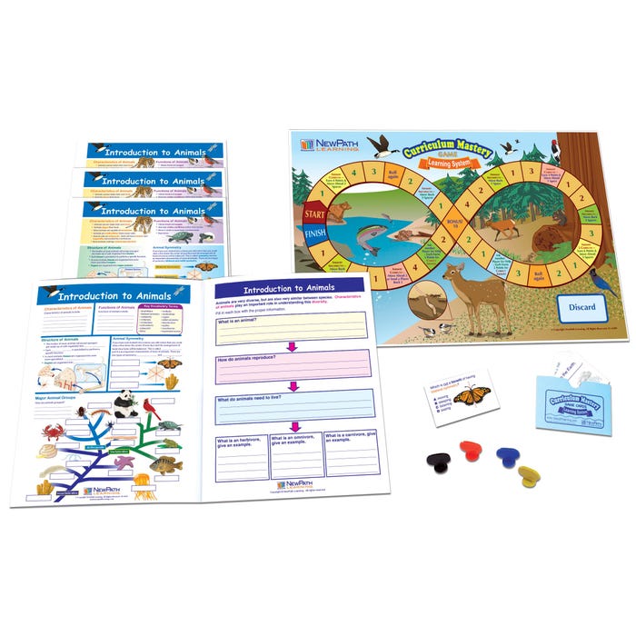NewPath Learning Introduction for Animals Learning Center Game, Grades 6 to 10
