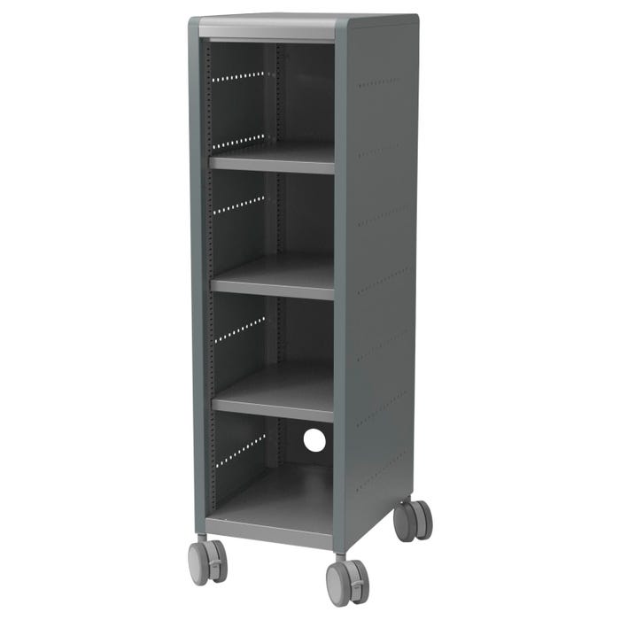 Classroom Select Geode Tall Single Wide Cabinet, 3 Shelves