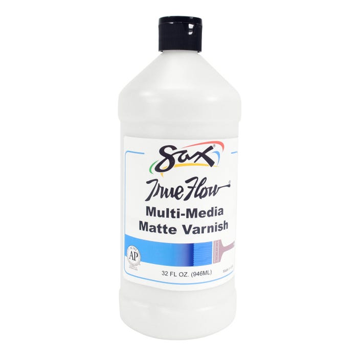 Sax True Flow Multi-Media Varnish, Matte Finish, 1 Quart