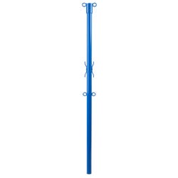 Center Post for Badminton and Pickleball Nets, Steel, Adjustable Height, 1-7/8 Inch Diameter