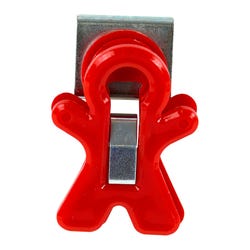 The Pencil Grip Inc Clips Magnet Man, Assorted Colors, Pack of 50 2093979