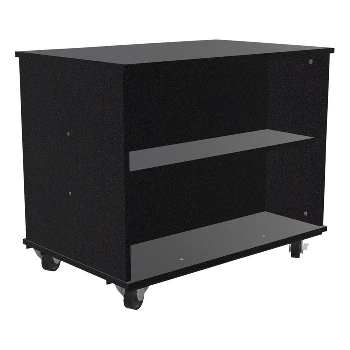 Classroom Select Expanse Series Mobile Storage Bookcase with Locking Casters, Double Sided
