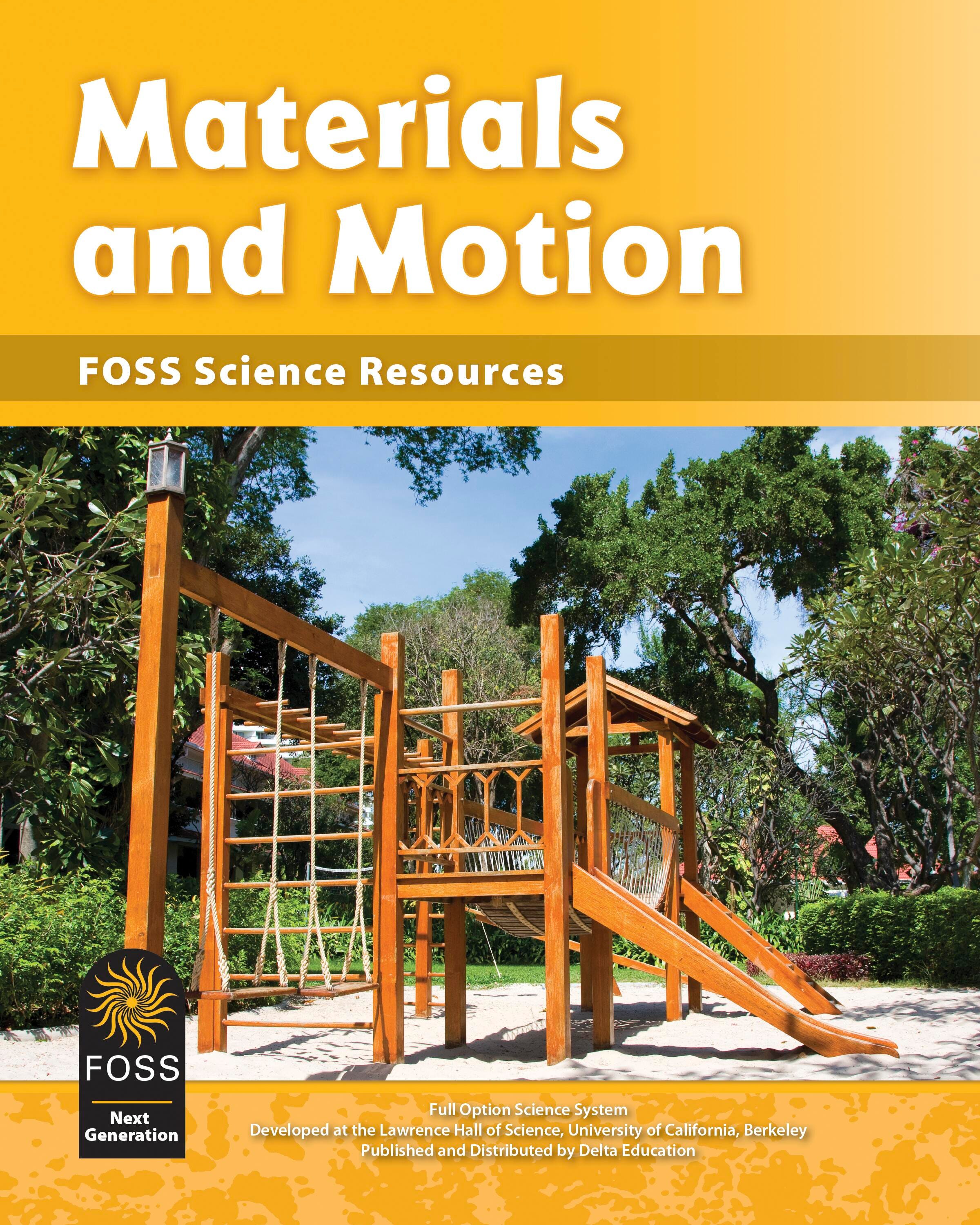 FOSS Next Generation Materials and Motion Science Resources Student Book, Item Number 1487695